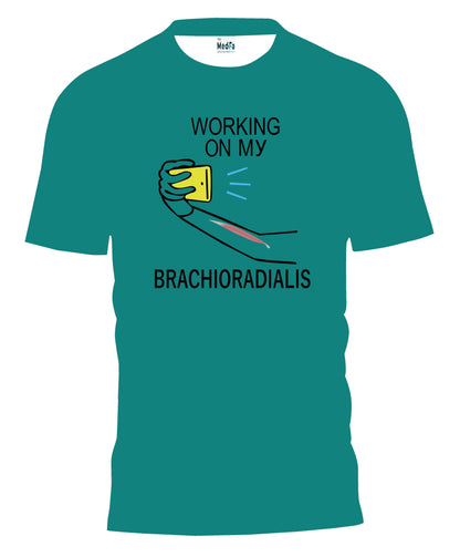 Working on my brachioradialis - Womens T-Shirt - TheMedfa