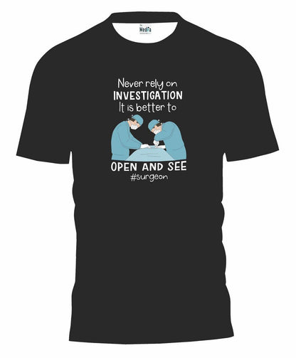 Never Rely On Investigation- Womens T-Shirt - TheMedfa