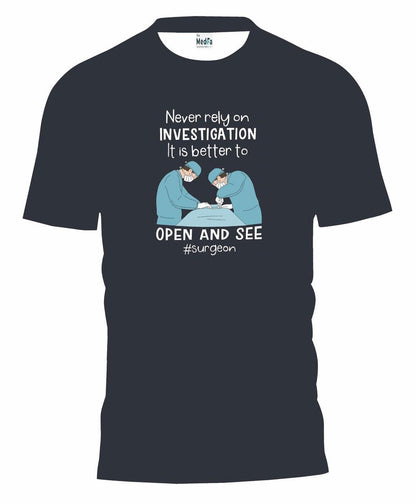 Never Rely On Investigation- Womens T-Shirt - TheMedfa